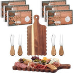 LemonRoad 6 Sets Acacia Wood Baby Shower Prizes, 6" L x 9" W by Unknown