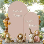 Nude Arch Backdrop Cover 2 Set - 7.2FT, 6FT Spandex Fitted Wedding Arch Stand Covers Round Top Chiara Arch Backdrop Stands Cover for Birthday Parties Banquet Photo Background Decoration - Image 6