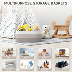 3 Pack Storage Baskets for Organizing, 13.7×9.5×6.3", Gradient Brown - Image 4