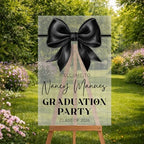 Personalized Graduation Yard Sign Class of 2026 Custom Graduation Welcome Sign with Name for Party Outdoor Lawn Decor, Clear Acrylic or Frosted Option, Waterproof Durable Display for Garden Entrance - Image 2