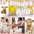 476 Pcs Highland Cow Baby Shower Games, 9 Style Baby Shower Activities - Image 5