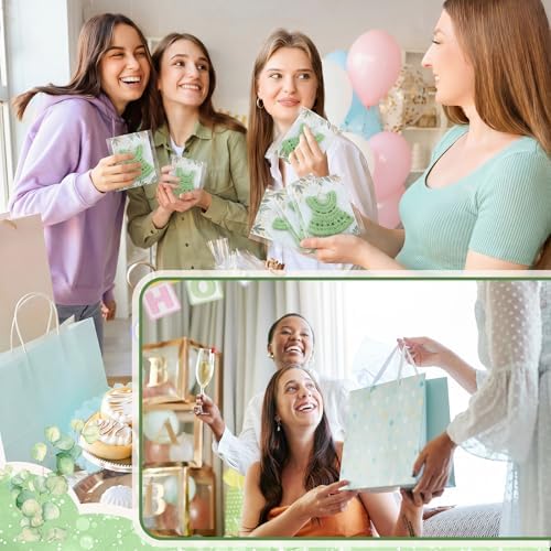 Novabright 50 Sets Baby Shower Party Favors for Guests Miniature Green Crochet Magnets with Thank You Cards Baby Shower Gifts, Newborn Girls Boys Favors, Welcome Gifts for Gender Reveal Party - Image 6
