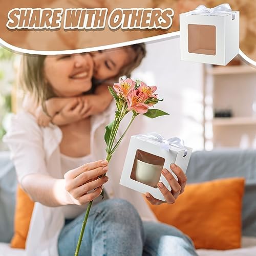Yeaqee 50 Pcs Sublimation Mug Boxes for Gift Coffee Mug Boxes Bulk, Clear - Image 5
