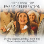 Gallery Leather Guest Book - Great for Wedding, Reception, Baby and Bridal - Image 2