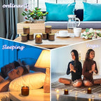 24 Pcs 4 Oz Mini Soy Candles,Mahogany & Teakwood Scented Candles Set,Bulk Aromatherapy Candle,Suitable as Gifts or Souvenirs for Occasions Such as Birthdays and Weddings. - Image 6
