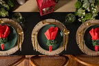 100 Linen-Feel Colored Paper Napkins - Decorative Cloth-Like Brighet Red Dinner Napkins - Soft And Absorbent. For Kitchen, Party, Wedding, Bathroom Or Any Occasion. (Pack of 100) - Image 2