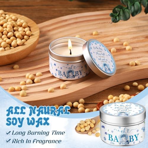 Threlaco 50 Pcs Baby Shower Candles, Party Favors, Elephant - Image 3