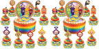 Treasures Gifted Officially Licensed Teletubbies Cake Decorations - 1 Cake Topper & 24 Cupcake Toppers & Wrappers - Teletubbies Birthday Party Decorations - Party Supplies (Pack of 2) by TreasuresGifted