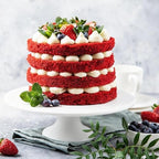 10 Inch White Porcelain Wedding Cake Stand with Knife and Server Set - Image 2
