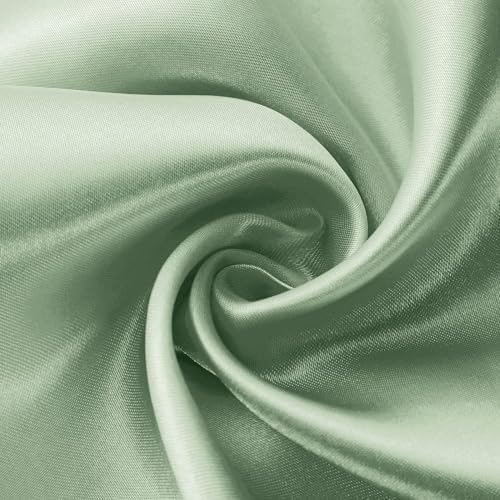 50 Pack Sage Green Chair Sashes Bows Satin Wedding Chair Ribbons 7x108 Inch - Image 4
