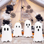 4 Pcs Halloween Ghost Cardboard Cutouts, 27.56'' Halloween Decor by Unknown