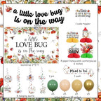 Love Bug Baby Shower Party Decorations - A Little Love Bug is On The Way Banner Backdrop Wildflower Insect Themed Honeycomb Centerpieces Hanging Swirls, for Ladybug Butterfly Gender Reveal Supplies - Image 6