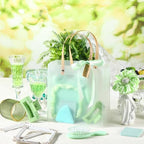 Knitgrip 55pcs Baby Shower Prizes for Winners Gifts Including Headband Hairbrush Jewelry Box Compact Mirror Powder Puff Hair Tie Claw Gift Bag for Game Baby Wedding Bridal Shower(Green) - Image 3