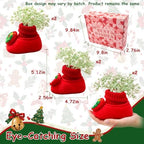 18 PCS Christmas Baby Shower Decorations, Table Decor, Wearable Booties - Image 6