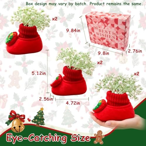 18 PCS Christmas Baby Shower Decorations, Table Decor, Wearable Booties - Image 6