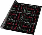 AOFUN Personalized Wrapping Paper with Name/Text Wrapping Paper Roll with Printed Name Christmas Wrapping Supplies Valentines Paper 3 Rolls 58" x 23" - Image 5