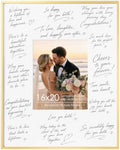 Signature Picture Frame 16x20, Aluminum Signable Frame with Glass, Gold by FLYJOE