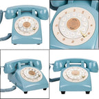 Audio Guest Book Wedding Phone,32GB Memory Customized Audio Messages, Volume Adjustable, with Message Replay Feature, Suitable for All Kinds of Party(Blue+Golden Sign) - Image 6
