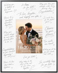 Signature Picture Frame 16x20, Aluminum Signable Frame with Glass, Black by FLYJOE