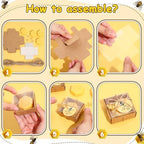 48 Set Bee Baby Shower Return Favors, Honeycomb Soap,Solid - Image 4