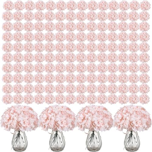 Auihiay 404Pcs Hydrangea Artificial Flowers Bulk, Faux Hydrangea Flowers by Auihiay