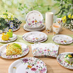 Hsei 250 Pcs Spring Wildflower Floral Paper Plates Napkins Cups Serve 50 - Image 3