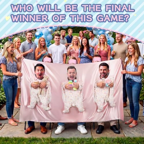 Mindsoft Baby Shower Games Party Favors Feed Me Baby Shower Games, Pink - Image 6