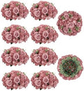 BLOSMON Artificial Flower Balls Wedding Centerpieces, 10 Pcs, 15.7" Dia by Blosmon
