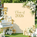 Champagne Square Arch Backdrop Cover 6.6x6.6FT, Double-Sided Stretchy Spandex Fabric Fits Square Arch Backdrop Stand, Champagne Background Backdrop for Wedding Baby Shower Birthday Party Decorations - Image 4