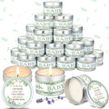 MTLEE Eucalyptus 24 Pcs Baby Shower Party Favors Candles Lavender Scented Baby Shower Favors for Guests Rustic Tealights Candles Gender Reveal Return Gifts(Sage Green, 1.2 oz) by CelebrateEveryMoment