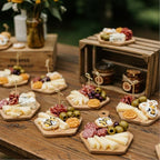 Ziliny 6 Set Baby Shower Prizes, Honey Bee Cheese Board Gifts, Hexagon - Image 5