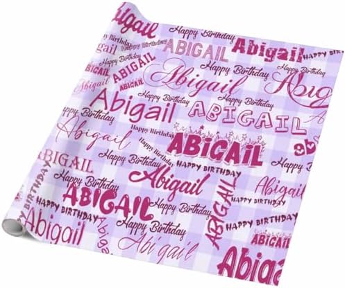 AOFUN Personalized Name Gift Custom Name Gift Wrapping Paper Personalized Name Gift Personalized Birthday Gifts First Birthday Wrapping Paper Boy 5 Rolls 58"" x 23"", Style 13 - Image 5