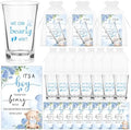 60 Sets Bear Baby Shower Shot Glasses We Can Bearly Wait Clear Acrylic Shot Glasses Boy Girl Theme Baby Shower Favors for Guests with Thank You Card Bag for Gender Reveal Souvenir (Blue) by Unknown