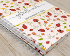 Personalized Baby Memory Book - Hardcover First Year Album Customized with Baby’s Name - Prompted Baby Journal (Ladybugs) - Image 2