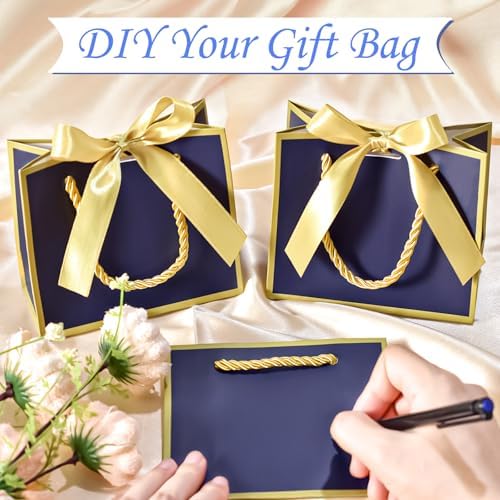 EQOREIIN 24 PCS Small Gift Bags with Handles, 5.5x 2.5x4.7 Inches Mini Bag - Image 4