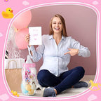 Tessco for you 2 Pcs 15in Jumbo Baby Bottle Bank Baby Shower, Pink - Image 4