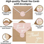 600 PCS Thank You Cards with Envelopes and Stickers, 3.5 x 5 Inch - Image 3