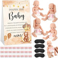RoundFunny 33 Pcs Baby Shower Diaper Changing Game Supplies, Bear by RoundFunny