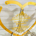 Quinceanera Guest Book Alternative, Wooden Heart Drop Box Sign-in Frame - Image 2