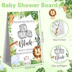 Marsui 136 Pcs Baby Shower Blocks to Decorate Game Kit, Animal - Image 3