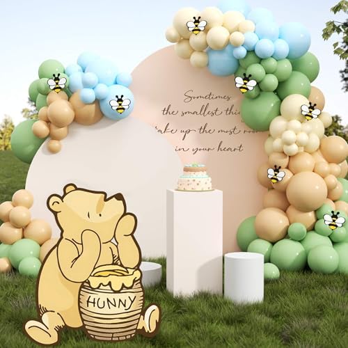 Classic Winnie Bear Baby Shower Birthday Decorations Cutout Large 27.5Inch by Lopeastar