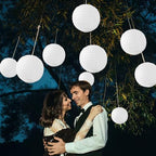 40 Pack 6 Inch White Paper Lanterns, Chinese Japanese Hanging Lanterns - Image 6