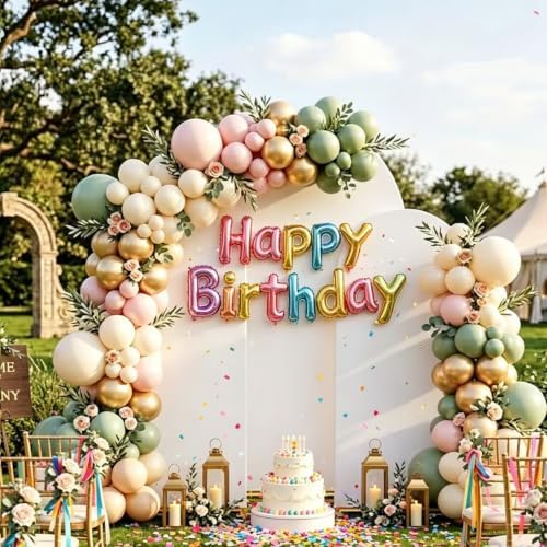 Arch Backdrop Stand and Cover Set 7.2ft,6.6ft,6ft Metal Arch Frame Stand Gold with White Cover for Wedding Birthday Party Baby Shower with Storage Bag(White, 7.2FT+6.6FT+6FT) - Image 7