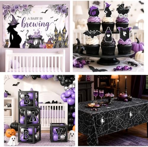 Halloween Baby Shower Decorations A Baby is Brewing Gender Reveal Party Kit - Image 3
