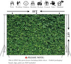 Green Leaves Backdrop - Nature Greenery Polyester Photography Background for Birthday Wedding Decor Soft Fabric Wall Banner | Baby Shower, Safari, Dinosaur Theme Photo Booth(8x6ft) - Image 3
