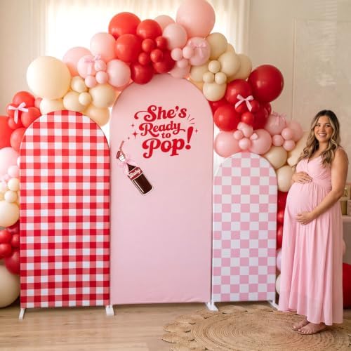 3 Set Ready to Pop Arch Backdrop Covers 4ft 5ft 6ft - Image 2