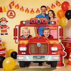 3.94 Ft Fire Truck Corrugated Plastic Standee Cutout Photo Prop - Image 7