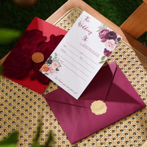 20PCS Wedding Invitation Kits, for Wedding,Baby Shower,Birthday&Quinceanera - Image 7