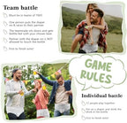 12 Set Bottle Chug Baby Shower Games Favors Funny Diaper Change Game Including Plastic Baby Bottles Chug Disposable Diapers Themed Sign for Gender Reveal Party Supplies(Green,Greenery) - Image 3