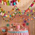 Chunky Colorful Paper Chain Garland Strips 500 Sheets 3 x 8 Inch by Unknown